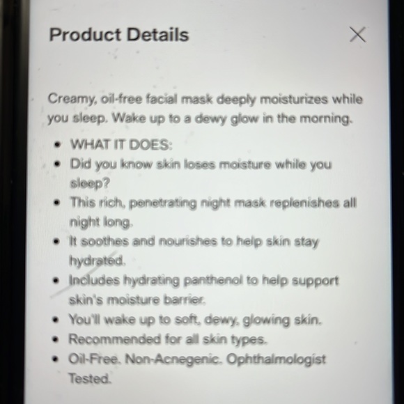 Clinique Moisturize Surge Overnight Mask ☀️ 1oz/30ml NEW - Picture 7 of 7